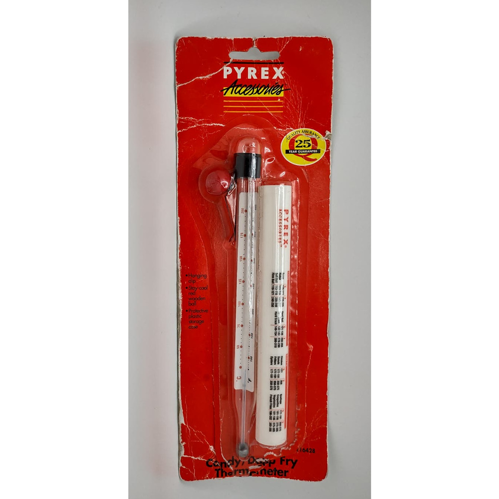 Vintage Pyrex Accessories Candy Deep Fry Thermometer